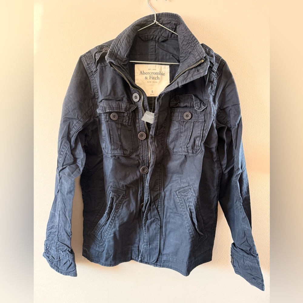 Abercrombie & Fitch Men’s military Jacket(brand new)